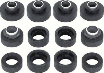 Show details for Subframe Body Mount Kit OEM Style (12 Piece)  Picture of Subframe Body Mount Kit OEM Style (12 Piece)