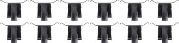Show details for 1962-63 Nova Convertible Well Molding Clip Set 12  Picture of 1962-63 Nova Convertible Well Molding Clip Set 12