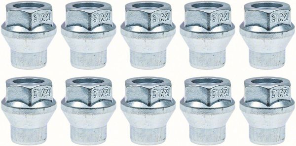 Picture of 12Mm - 1.50 R15 Lug Nut With 1/4" Shank - For Use With Spacers - Kit Of 10 