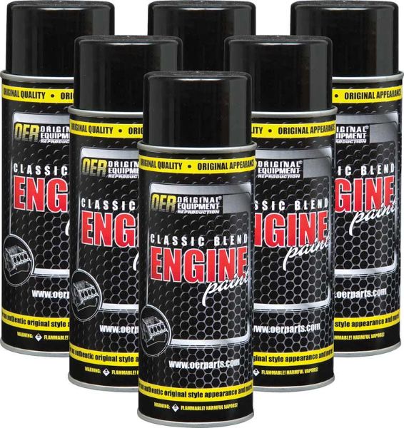 Picture of Classic Blend Gray Primer Engine Paint - Case of 6 16 Oz Cans 