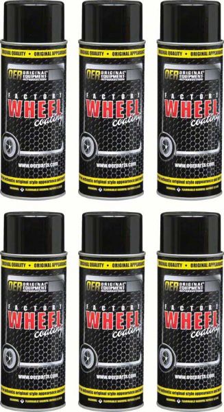 Picture of Argent Silver  "Factory Wheel Coating"Wheel Paint Case of 6- 16 Oz Cans 