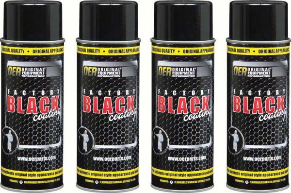 Picture of Factory Black Coatings Set of Four 16 Oz Aerosol Cans 