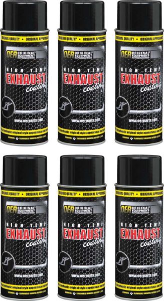 Picture of Cast Iron Gray Hi-Temp Exhaust Coating Case of 6- 16 Oz Aerosol Can 