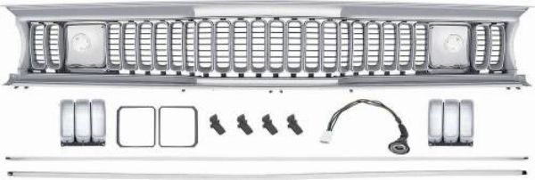 Picture of 1971-1972 Duster 340 Sharktooth Grill/Bezels 