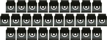 Show details for 1962-65 Chevy II / Nova Coupe Rear Window Molding Clip Kit (Kit Of 28)  Picture of 1962-65 Chevy II / Nova Coupe Rear Window Molding Clip Kit (Kit Of 28)