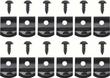 Show details for Rocker Molding Clip Set With Screws (12)  Picture of Rocker Molding Clip Set With Screws (12)