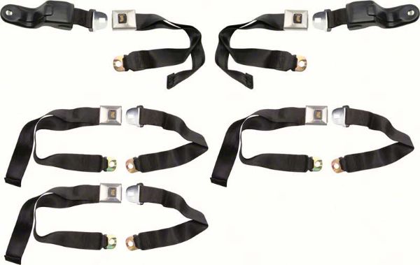 Picture of 1967 Camaro / Firebird with Deluxe Interior Retractable Seat Belt Kit 