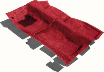 Show details for 1967-69 F-Body Red Molded Loop Carpet/Underlay Set  Picture of 1967-69 F-Body Red Molded Loop Carpet/Underlay Set