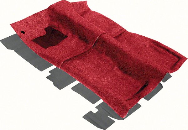 Picture of 1967-69 F-Body Red Molded Loop Carpet/Underlay Set 