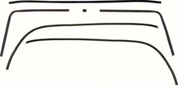 Show details for 1969 Camaro / Firebird 6 Piece Interior Headliner Molding Kit  Picture of 1969 Camaro / Firebird 6 Piece Interior Headliner Molding Kit