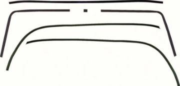 Show details for 1967 Camaro / Firebird 6 Piece Interior Headliner Molding Kit  Picture of 1967 Camaro / Firebird 6 Piece Interior Headliner Molding Kit