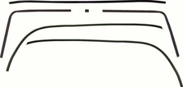 Show details for 1968 Camaro / Firebird 6 Piece Interior Headliner Molding Kit  Picture of 1968 Camaro / Firebird 6 Piece Interior Headliner Molding Kit