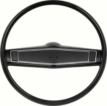 Show details for 1969-70 Black Steering Wheel Kit With Black Shroud  Picture of 1969-70 Black Steering Wheel Kit With Black Shroud