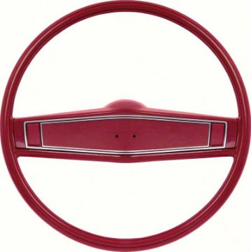 Show details for 1969-70 Red Steering Wheel Kit with Red Shroud  Picture of 1969-70 Red Steering Wheel Kit with Red Shroud