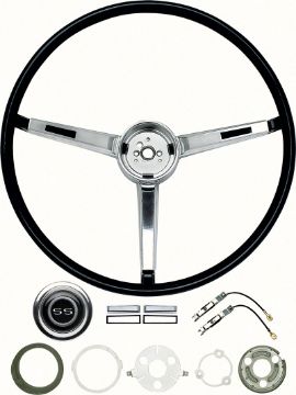 Show details for 1967 Chevy II /Nova SS Deluxe Steering Wheel Kit  Picture of 1967 Chevy II /Nova SS Deluxe Steering Wheel Kit