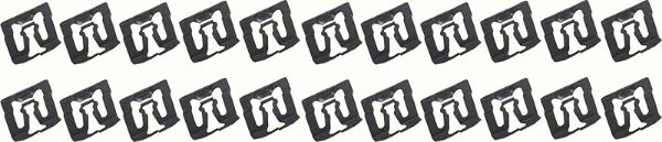 Picture of 1965-66 Impala / Full Size 2 Door Hardtop Rear Glass Molding Clip Set 