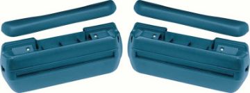 Show details for 1968-72 Standard Medium Blue Front Arm Rest Kit  Picture of 1968-72 Standard Medium Blue Front Arm Rest Kit