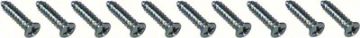 Show details for 10 Piece Chrome Phillips Oval Head # 8 X 3/4" Screw Set  Picture of 10 Piece Chrome Phillips Oval Head # 8 X 3/4" Screw Set