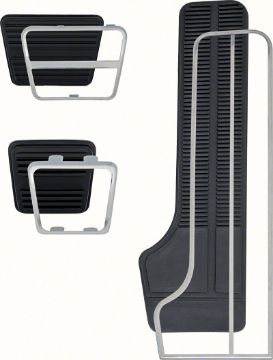 Show details for 1970-71 Camaro Z28 with Drum Brakes and Manual Transmission Pedal Pad Kit  Picture of 1970-71 Camaro Z28 with Drum Brakes and Manual Transmission Pedal Pad Kit