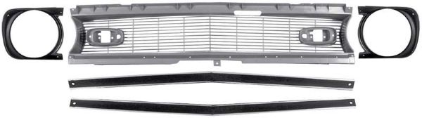 Picture of 1968 Camaro Restorer's Choice&trade; Standard Grill Kit with Headlamp Bezels 