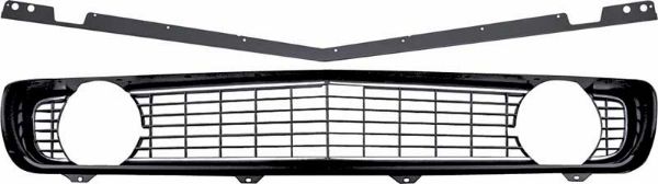 Picture of 1969 Camaro Restorer's Choice&trade; Standard Black Grill Kit without Headlamp Bezels 