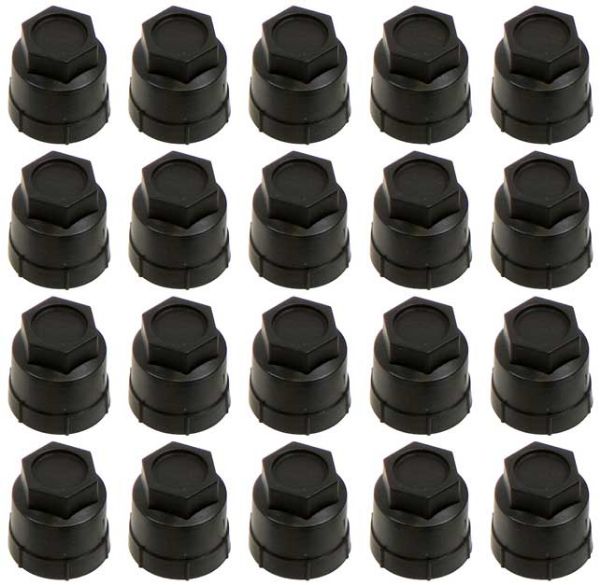 Picture of Lug Nut Caps Black - Set of 20 