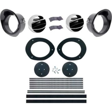 Show details for 1967-68 F-Body Astro Ventilation Vent Kit With Black Bezels  Picture of 1967-68 F-Body Astro Ventilation Vent Kit With Black Bezels