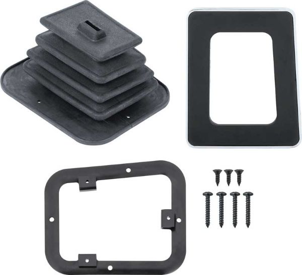 Picture of 1967-69 Camaro without Console Manual Transmission Shift Plate Kit 