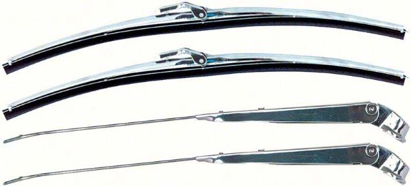 Picture of Stainless Windshield Wiper/Blade Arm Kit- Trico Style Blades