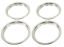 Show details for 15" Stainless Steel 1-1/2" Deep Rally Wheel Trim Ring Set For OEM Wheel Only  Picture of 15" Stainless Steel 1-1/2" Deep Rally Wheel Trim Ring Set For OEM Wheel Only