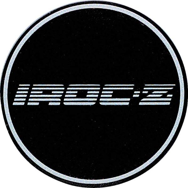 Picture of 1988 Camaro N90 Aluminum Wheel Center Cap Insert IROC-Z Silver 