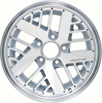 Show details for 1967-92 Firebird / Trans Am 16" X 8" Hi-Tech Deep Dish Turbo Wheel With Silver Inserts  Picture of 1967-92 Firebird / Trans Am 16" X 8" Hi-Tech Deep Dish Turbo Wheel With Silver Inserts