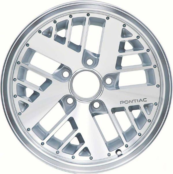 Picture of 1967-92 Firebird / Trans Am 16" X 8" Hi-Tech Deep Dish Turbo Wheel With Silver Inserts 