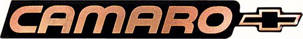 Picture of 1988 Camaro Gold Rear Panel Emblem 