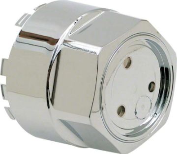 Show details for Alloy Wheel Center Cap Without Emblem - Chrome  Picture of Alloy Wheel Center Cap Without Emblem - Chrome