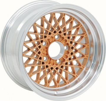 Show details for 16" X 8" GTA Alloy Wheel- Each - 0mm Offset - Gold  Picture of 16" X 8" GTA Alloy Wheel- Each - 0mm Offset - Gold