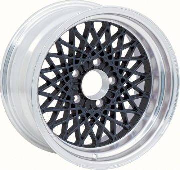 Show details for 16" X 8" GTA Alloy Wheel- Each - 16mm Offset - Black  Picture of 16" X 8" GTA Alloy Wheel- Each - 16mm Offset - Black