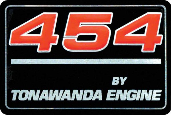 Picture of 1991-96 "454 By Tonawanda Engine"Valve Cover Decal 
