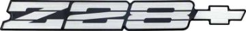 Show details for 1991-92 Camaro Z28 Silver/Black Rear Panel Emblem with Silver Bow Tie  Picture of 1991-92 Camaro Z28 Silver/Black Rear Panel Emblem with Silver Bow Tie