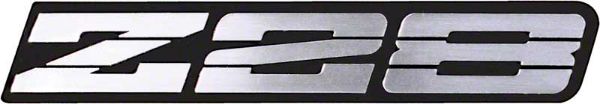 Picture of 1991-92 Camaro Z28 Silver Metallic Rocker Panel Emblem 
