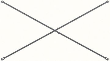 Show details for 1982-92 Camaro Radiator Opening X Braces  Picture of 1982-92 Camaro Radiator Opening X Braces