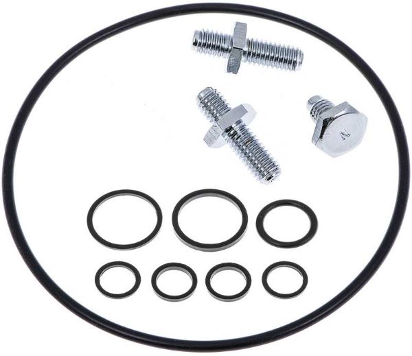 Picture of 1962-77 GM & Mopar - Saginaw Power Steering Reservoir Installation Set - Chrome Finish 