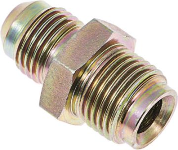 Show details for 1960-77 GM / Mopar - Saginaw Power Steering Pump Fitting Adapter - 5/8"-18 To -6AN  Picture of 1960-77 GM / Mopar - Saginaw Power Steering Pump Fitting Adapter - 5/8"-18 To -6AN