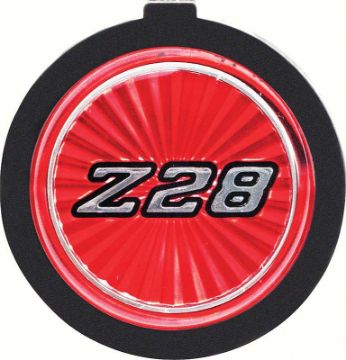 Show details for 1977-79 Camaro Z28 Horn Cap Emblem  Picture of 1977-79 Camaro Z28 Horn Cap Emblem