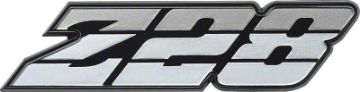 Show details for 1980-81 Camaro Silver "Z28" Grill Emblem  Picture of 1980-81 Camaro Silver "Z28" Grill Emblem