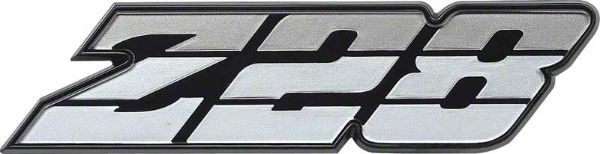 Picture of 1980-81 Camaro Silver "Z28" Grill Emblem 