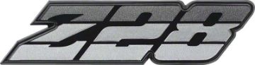 Show details for 1980-81 Camaro Charcoal "Z28" Grill Emblem  Picture of 1980-81 Camaro Charcoal "Z28" Grill Emblem