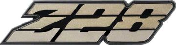 Show details for 1980-81 Camaro Gold "Z28" Grill Emblem  Picture of 1980-81 Camaro Gold "Z28" Grill Emblem