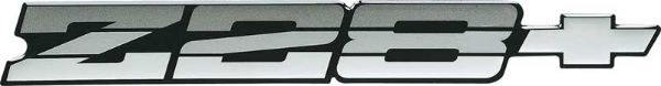 Picture of 1983-84 Camaro Z28 Charcoal Rear Panel Emblem with Silver Bow Tie 