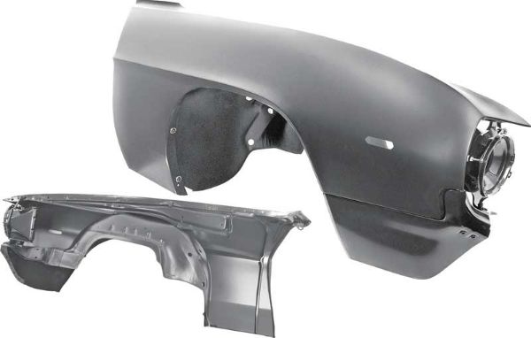 Picture of 1969 Camaro Standard Right Hand (Passenger Side) Fender Assembly with Apron and Extension 